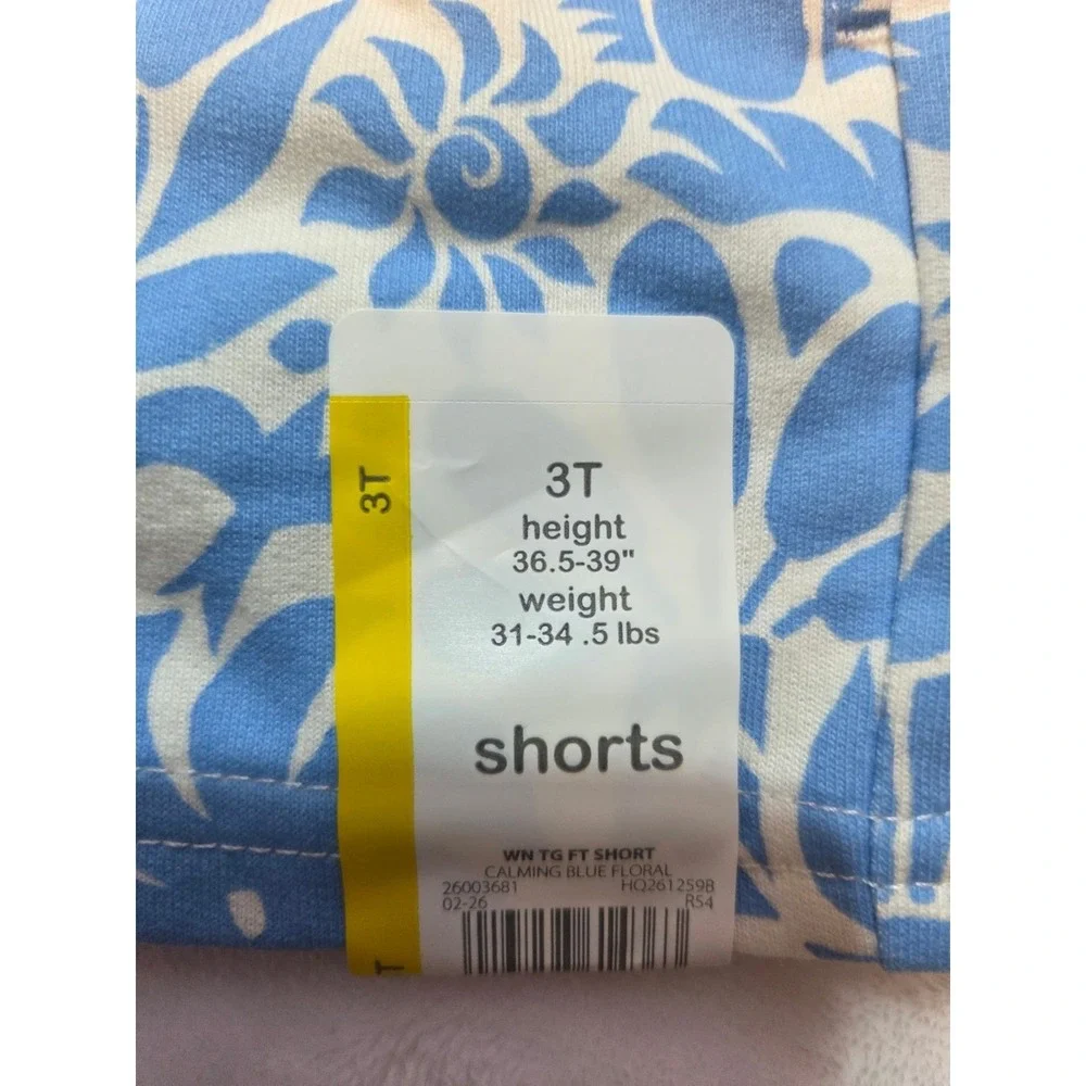 184 Girls 4 Piece Clothing Lot Pants Shorts Heart Print Floral Size 3T
